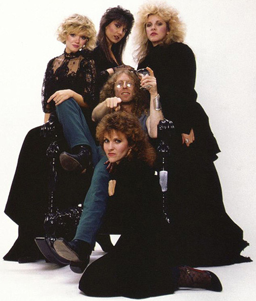 Waddy Wachtel with Stevie Nicks, Marilyn Martin, Sharon Celani, Lori Perry 