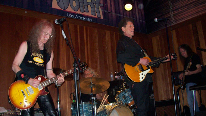 Waddy Wachtel, Phil Jones,Blondie Chaplin, Rick Rosas 6/18/11