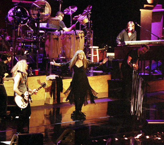 Waddy Wachtel, Lenny Castro, Stevie Nicks, Brett Tuggle, Carlos Rios 