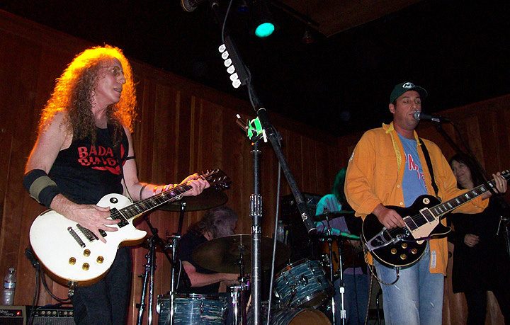 Waddy Wachtel, Phil Jones, Adam Sandler, Betsy Hammer 9/15/08