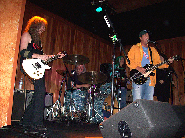 Waddy Wachtel, Phil Jones, Rick Rosas, Adam Sandler, Betsy Hammer 9/15/08