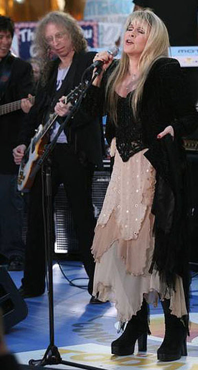 Al Ortiz, Waddy Wachtel, Stevie Nicks on the Today Show 2005