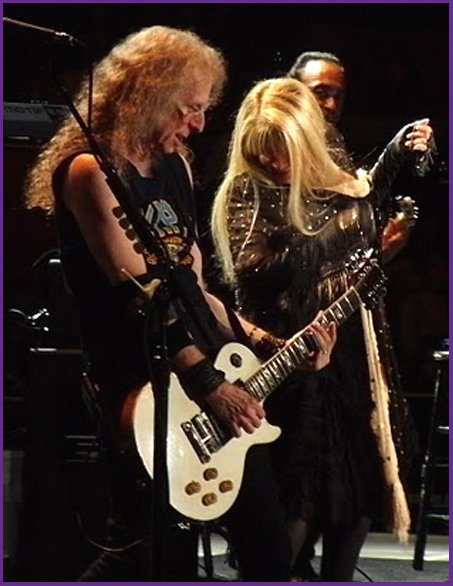 Waddy Wachtel, Stevie Nicks, Carlos Rios Heart & Soul Tour Madison Square Garden 3/26/11 (Photo by Anna)