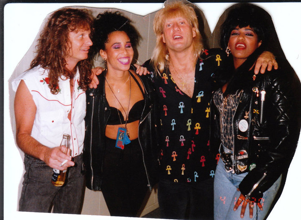 Brett Tuggle, Roberta Freeman, Gregg Bissonette, Diane Jones