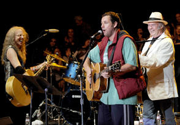 Waddy Wachtel, Adam Sandler, Neil Young - Bridge School Benefit Concert 10/25/09