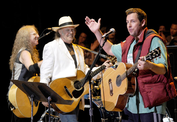 Waddy Wachtel, Neil Young, Adam Sandler - Bridge School Benefit Concert 10/25/09