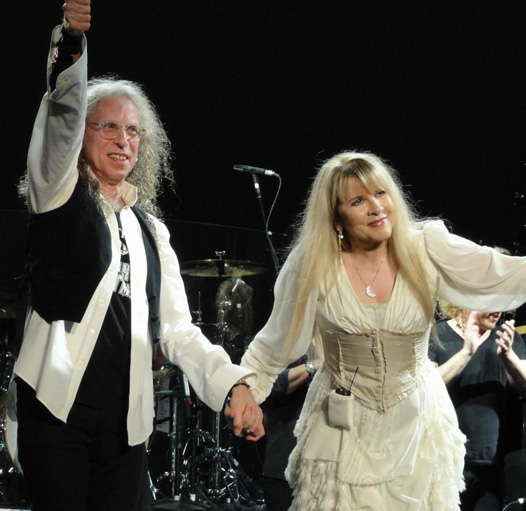 Waddy Wachtel, Stevie Nicks 9/1/11 (photo by Kara Gordon)