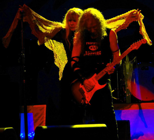 Stevie Nicks, Waddy Wachtel 9/1/11 (photo by Kara Gordon)