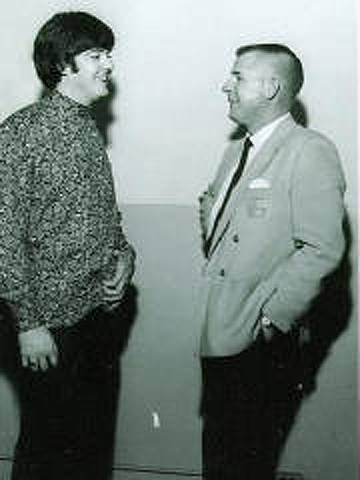 Keith Allison and Johnny Davis at WKOV Radio