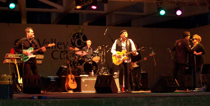 Keith Allison with Micky Dolenz band - Warner Park, Los Angeles 8/29/10