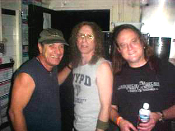 Brian Johnson, Waddy Wachtel, Michael Kenney at The Joint in 2004