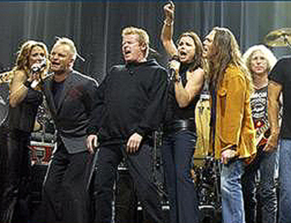 Sheryl Crow, Sting, Don Henley, Timothy B. Schmidt