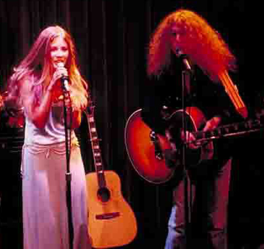 Stevie Nicks, Waddy Wachtel 1972 at The Troubadour Buckingham Nicks (Photo by Willie Gibson)