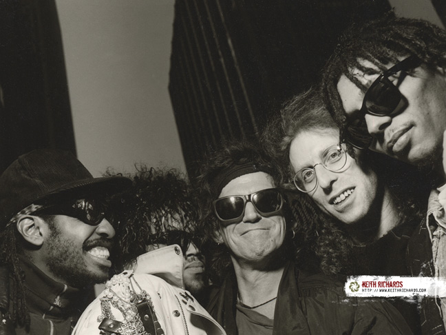 Steve Jordan, Charley Drayton, Keith Richards, Waddy Wachtel, Ivan Neville