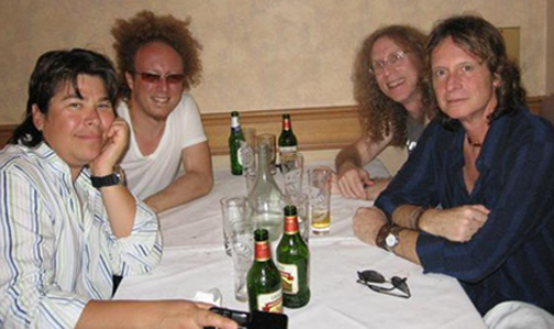 Al Ortiz, Jimmy Paxson, Waddy Wachtel, Brett Tuggle - On tour with Stevie Nicks in Australia 2006
