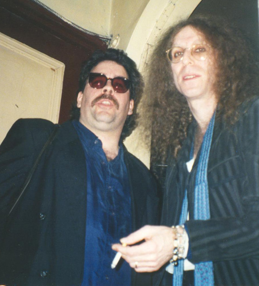 Eddie and Waddy Wachtel at an X-Pensive Wino's gig 1993