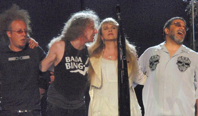 Jimmy Paxson, Waddy Wachtel, Stevie Nicks, Lenny Castro 