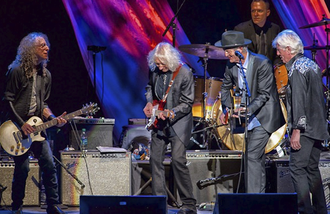 Waddy Wachtel, Albert Lee, Rodney Crowell, Jerry Roe, Graham Nash