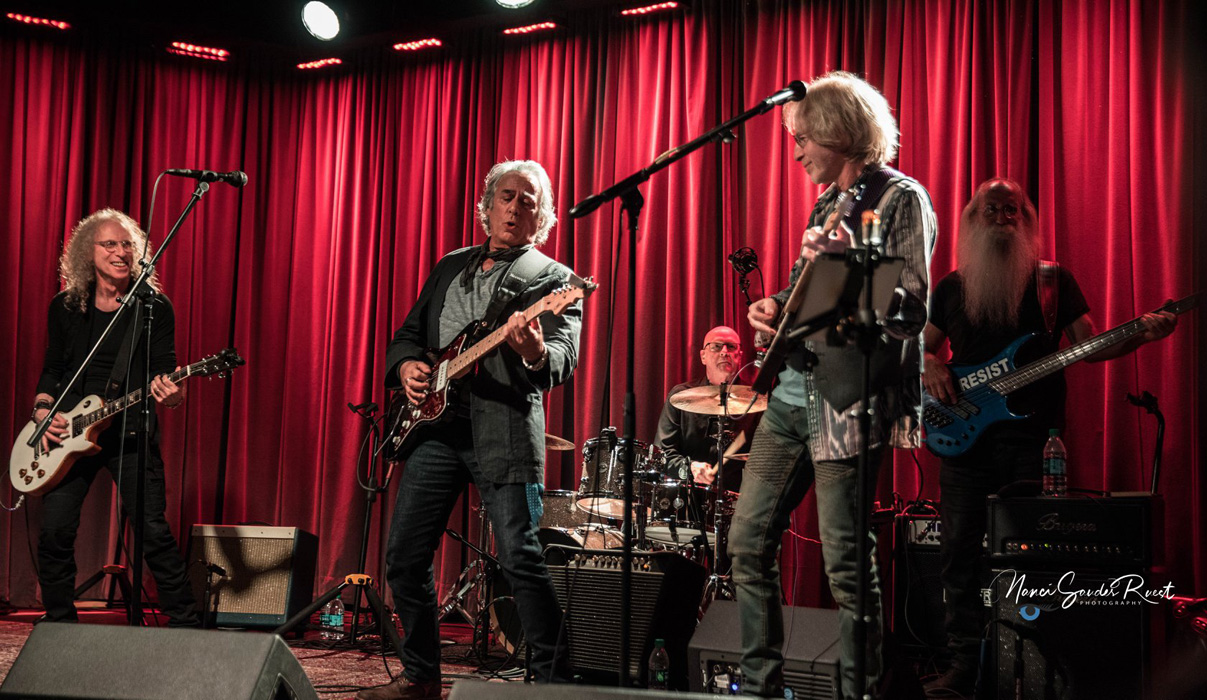 Waddy Wachtel, Danny Kortchmar, Russ Kunkel, Steve Postell, Leland Sklar - at the Grammy Museum