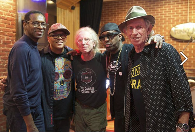 Willie Weeks, Ivan Neville, Waddy Wachtel, Steve Jordan, Keith Richards