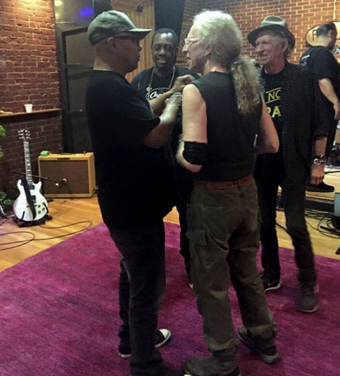 Ivan Neville, Steve Jordan, Waddy Wachtel, Keith Richards