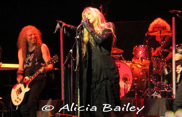 Waddy Wachtel, Stevie Nicks, Jimmy Paxson - Wiltern Theater 5/26/11 (Photo by Alicia Bailey)