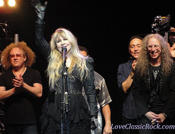 Jimmy Paxson, Stevie Nicks, Carlos Rios, Waddy Wachtel - Wiltern Theater 5/26/11 (Photo by Cindi Carter)