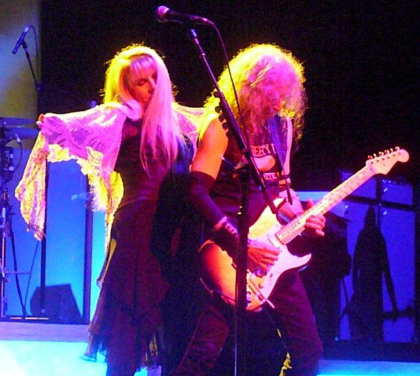 Stevie Nicks, Waddy Wachtel 7/15/12 (photo by Ken Hartsfield)