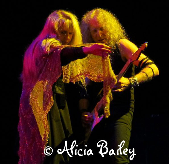 Stevie Nicks, Waddy Wachtel 7/6/12 (photo by Alicia Bailey)