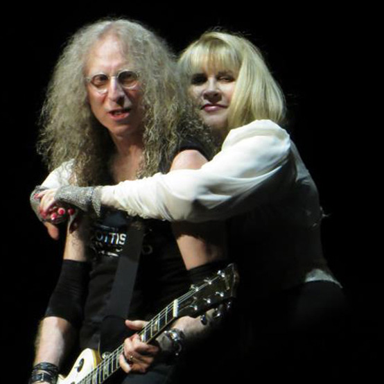 Waddy Wachtel, Stevie Nicks 7/6/12 (photo by Amy Veit Green)