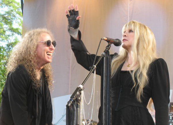 Waddy Wachtel, Stevie Nicks (photo by Amy Weisel)