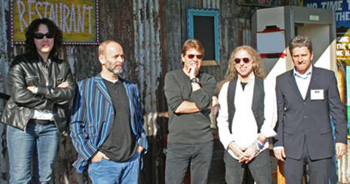 Claudia Brant, Wayne Kramer, George Thorogood, Waddy Wachtel 2007