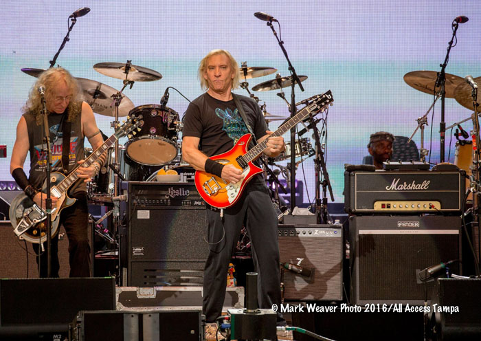 Waddy Wachtel, Joe Walsh Tampa 5/28/16 (Photo by Mark Weaver)