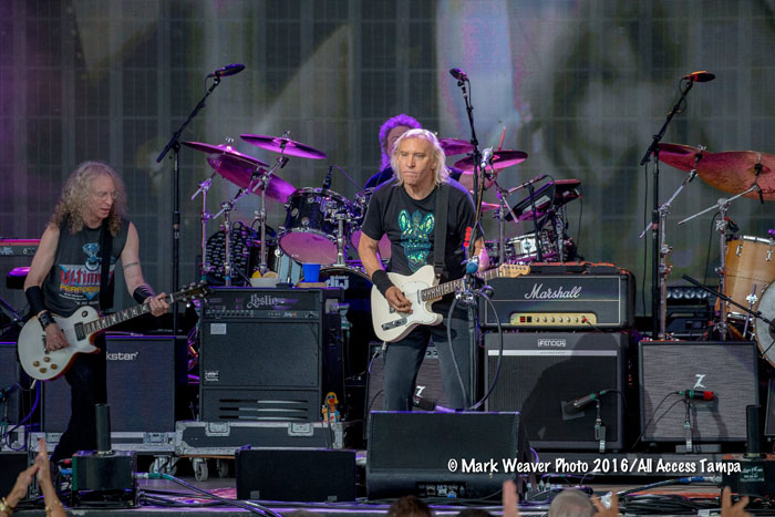 Waddy Wachtel, Joe Vitale, Joe Walsh 5/28/16 Tampa 2016 One Hell of a Night Tour (Photo by Mark Weaver)