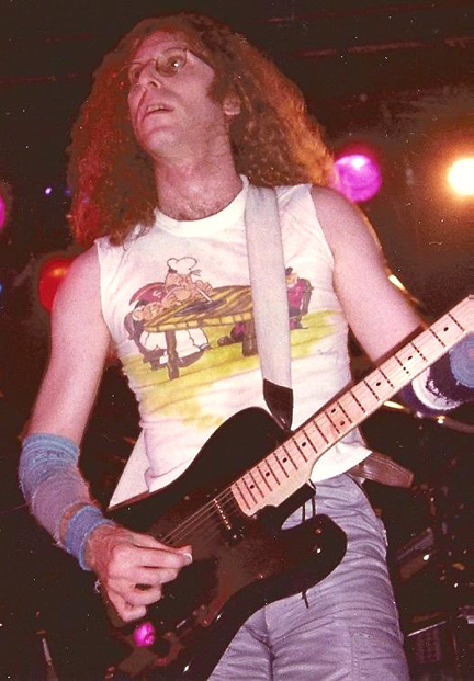 Waddy Wachtel 1985 Australian Tour with Joe Walsh  (Photo courtesy of Julie Gustafson)