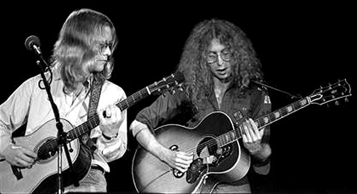 Warren Zevon, Waddy Wachtel 1977 (Photo by Steve Gladstone)