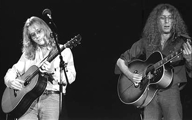 Warren Zevon, Waddy Wachtel 1977 (Photo by Steve Gladstone)